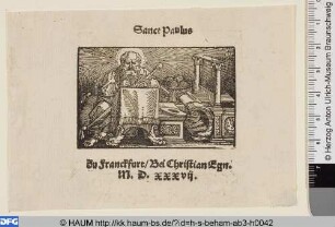 Der Apostel Paulus schreibend