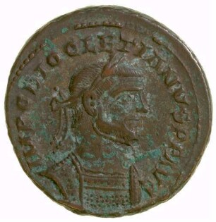 Münze, Follis, 300 - 305