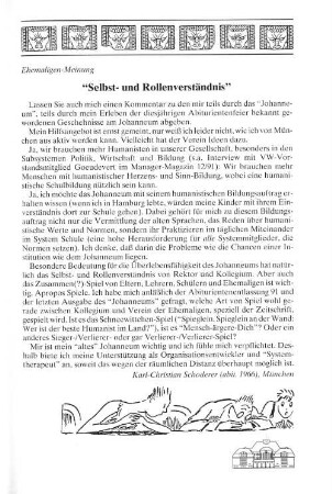 "Selbst- und Rollenverständnis"
