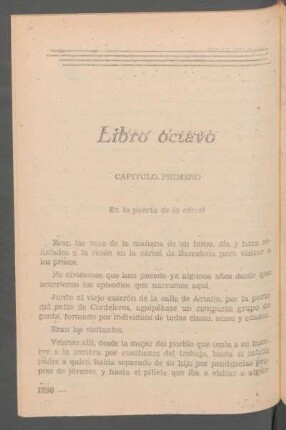 Capítulo primero - En la puerta de la cárcel