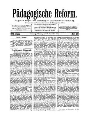 Vergleichende Pädagogik : Eine Anregung zur Arbeit