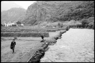 Flåm: Aurlandfjord, Angler am Flåmselva