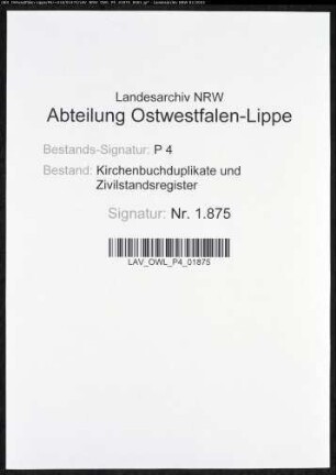 Kirchenbuchduplikat der katholischen Gemeinde Hellinghausen (GHT 1832). (Gemeinde: Hellinghausen, katholische Gemeinde)