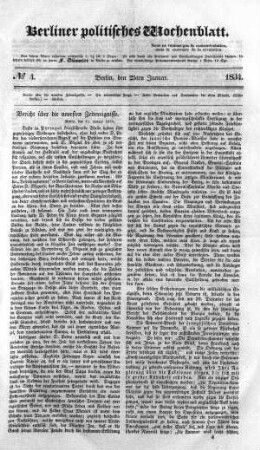 No 4, 25. Januar 1834