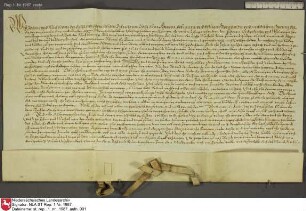 1578, Lehnrevers der Gebrüder von der Lieth für die Stadt Bremen wegen der Elmer Güter