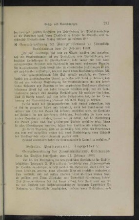III.1.3 Gehalte. Pensionirung. Tagegelder.