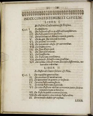 Index Contentorum Et Capitum.