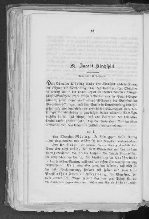 St. Jacobi Kirchspiel.