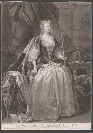 Porträt Caroline, Königin von England (1683-1737)