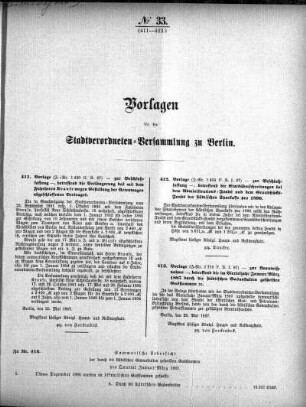 No. 33 (411-423), 4. Juni 1887