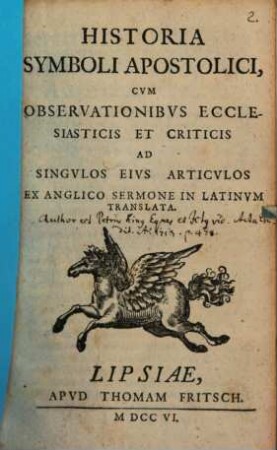 Historia Symboli Apostolici
