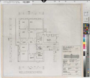 Arnsberg, Amtsgericht, Altbau, Südflügel Kellergeschoss