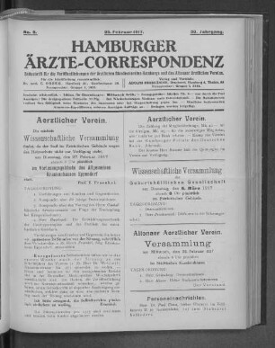 Aerztlicher Verein.