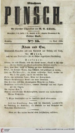Nro. 15 (14. April 1850)
