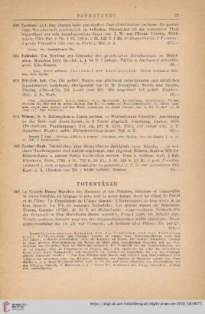 Totentänze (Nr. 693 - 695)