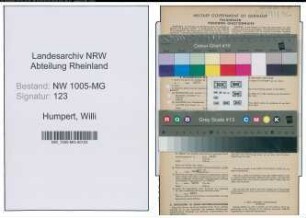 Entnazifizierung Willi Humpert , geb. 09.04.1920 (Expedient)