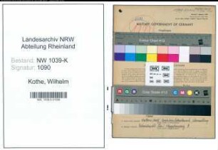 Entnazifizierung Wilhelm Kothe , geb. 23.02.1891 (Wagenmeister)