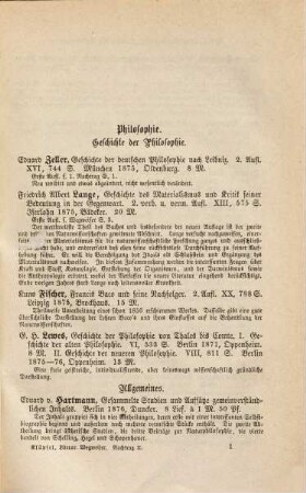 G. Schwabs und K. Klüpfels Wegweiser durch die Literatur der Deutschen : e. Handbuch für Gebildete. 3. 2. Nachtrag: die Jahre von 1874-1876. - 1876. - XIX, 80 S.