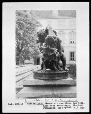 Samson mit dem Löwen