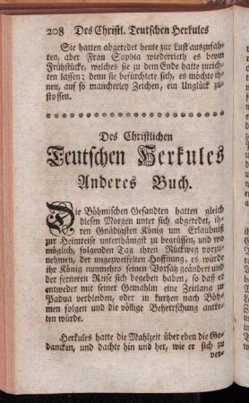 Des Christlichen Teutschen Herkules Anderes Buch.