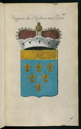 127, Wappen der Fürsten von Portia