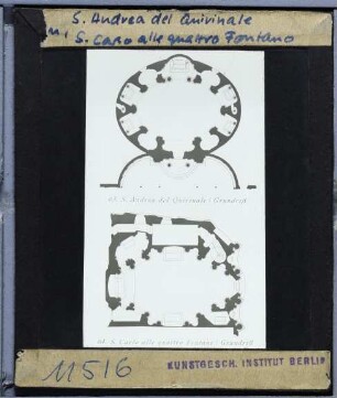 Rom, S. Carlo alle Quattro Fontane,Rom, S. Andrea al Quirinale
