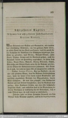 Achtzehntes Kapitel. Alchemie des achtzehnten Jahrhundertes. Viertes Viertel