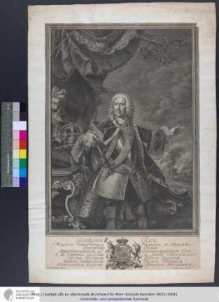 Georgius II. Rex : Magnae Britanniae Franciae Et Hiberniae Defensor Fidei ...
