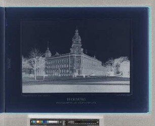 Hamburg : Postgebäude am Stephansplatz