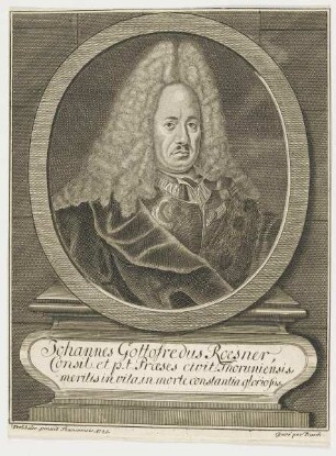 Bildnis des Johannes Gottofredus Roesner