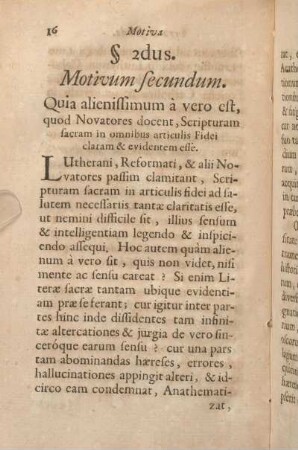 § 2dus. Motivum secundum.