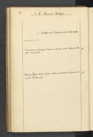 b. Verhältniss der Theologie zu andern Wissenschaften
