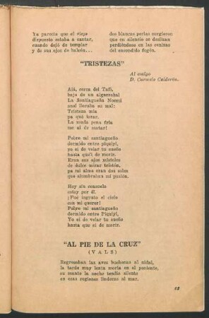 "Al pie de la cruz" : (Vals)