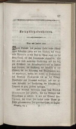 May und Junius 1799