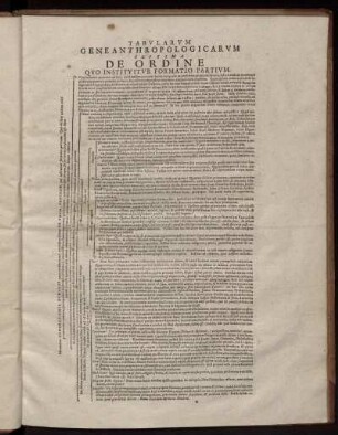 Tabularum Geneanthropologicarum Septima De Ordine Quo Instituitur Formatio Partium