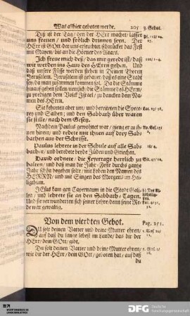 Von dem vierdten Gebot.