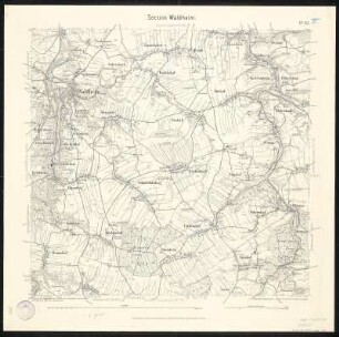 Äquidistantenkarte 62 : Section Waldheim, 1912 : Section Waldheim. - 1:25000. - Leipzig: Giesecke & Devrient, 1912. - 1 Kt.