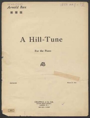 A hill-tune : for the piano