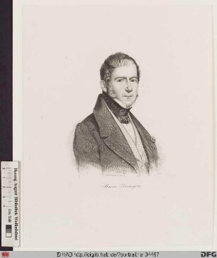 Bildnis Auguste-Gaspard-Louis Boucher Desnoyers, 1828 baron