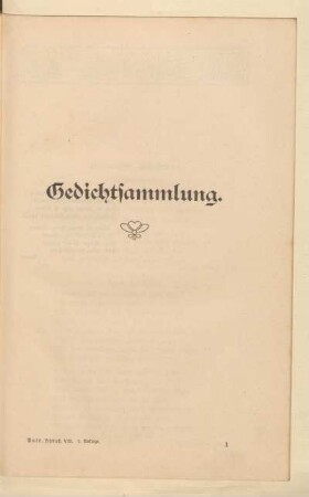 Gedichtsammlung