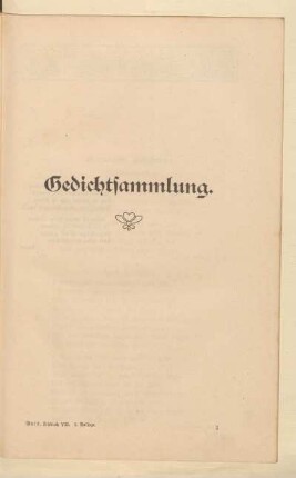 Gedichtsammlung