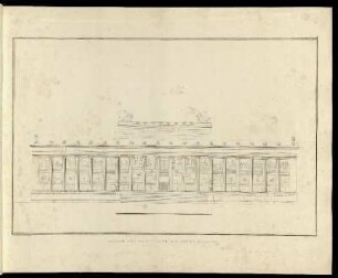 Abbildung 9. Façade der Hauptfronte des Neuen Museums.