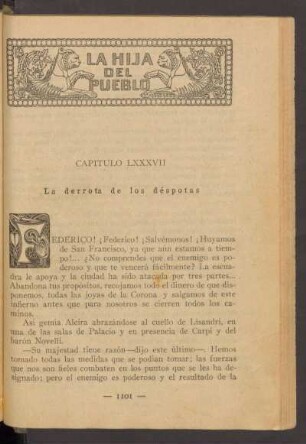 Capítulo LXXXVII - La derrota de los déspotas