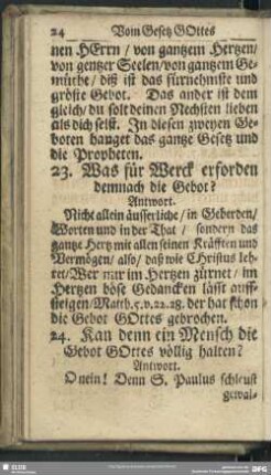 [Vom Gesetz Gottes]