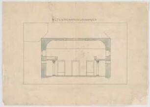 Thiersch, Friedrich von; Wiesbaden; Kurhaus - Schnitt