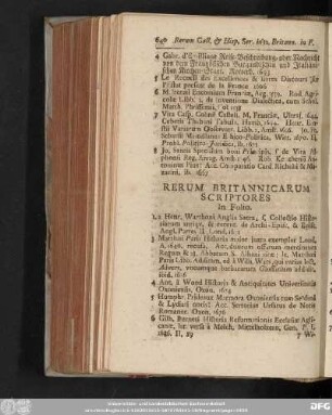 [XXXVI.] Rerum Britannicarum Scriptores