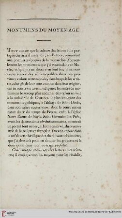 Monumens du moyen age
