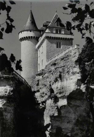 Das Chateau Belcayre über der Vézère