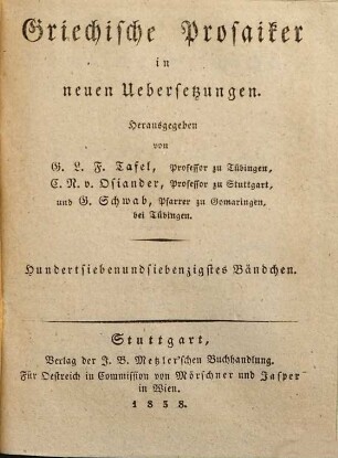 Cassius Dio's römische Geschichte, 10