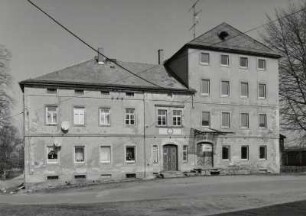 Neustadt-Polenz in Sachsen, Mühle : Neustadt-Polenz in Sachsen. Wohnhaus (bezeichnet 1859), Obermühle, Mittelweg 2. Straßenansicht